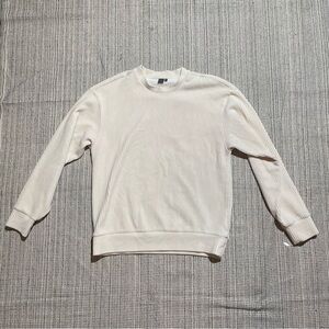 JAJU Women's Ribbed Sweater Size S In Ivory